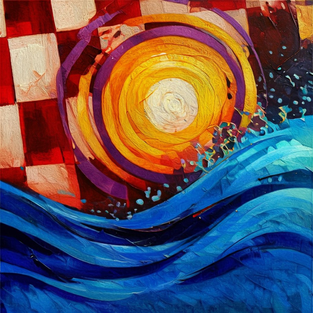 ImageFX de アブストラクト google＋プロンプト｜茜町春彦