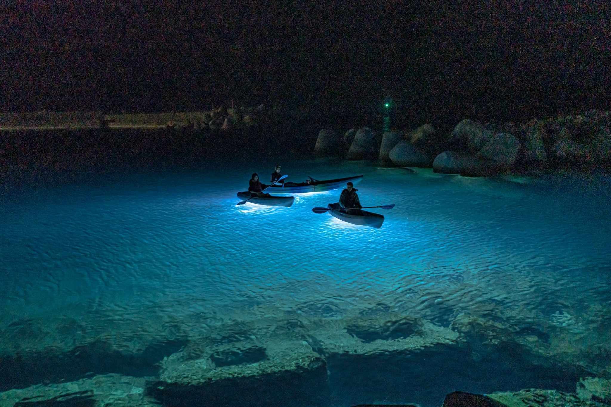 新月の夜の達者カヤック🌑海ほたるコラボレーション｜Chiaki Kamuki