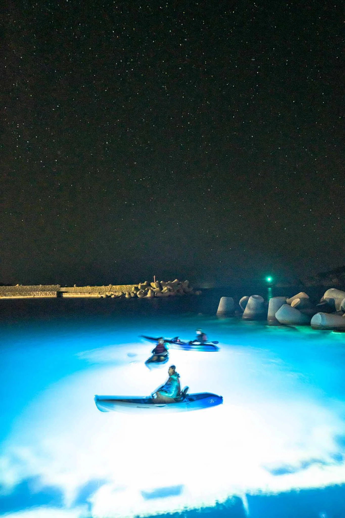 新月の夜の達者カヤック🌑海ほたるコラボレーション｜Chiaki Kamuki