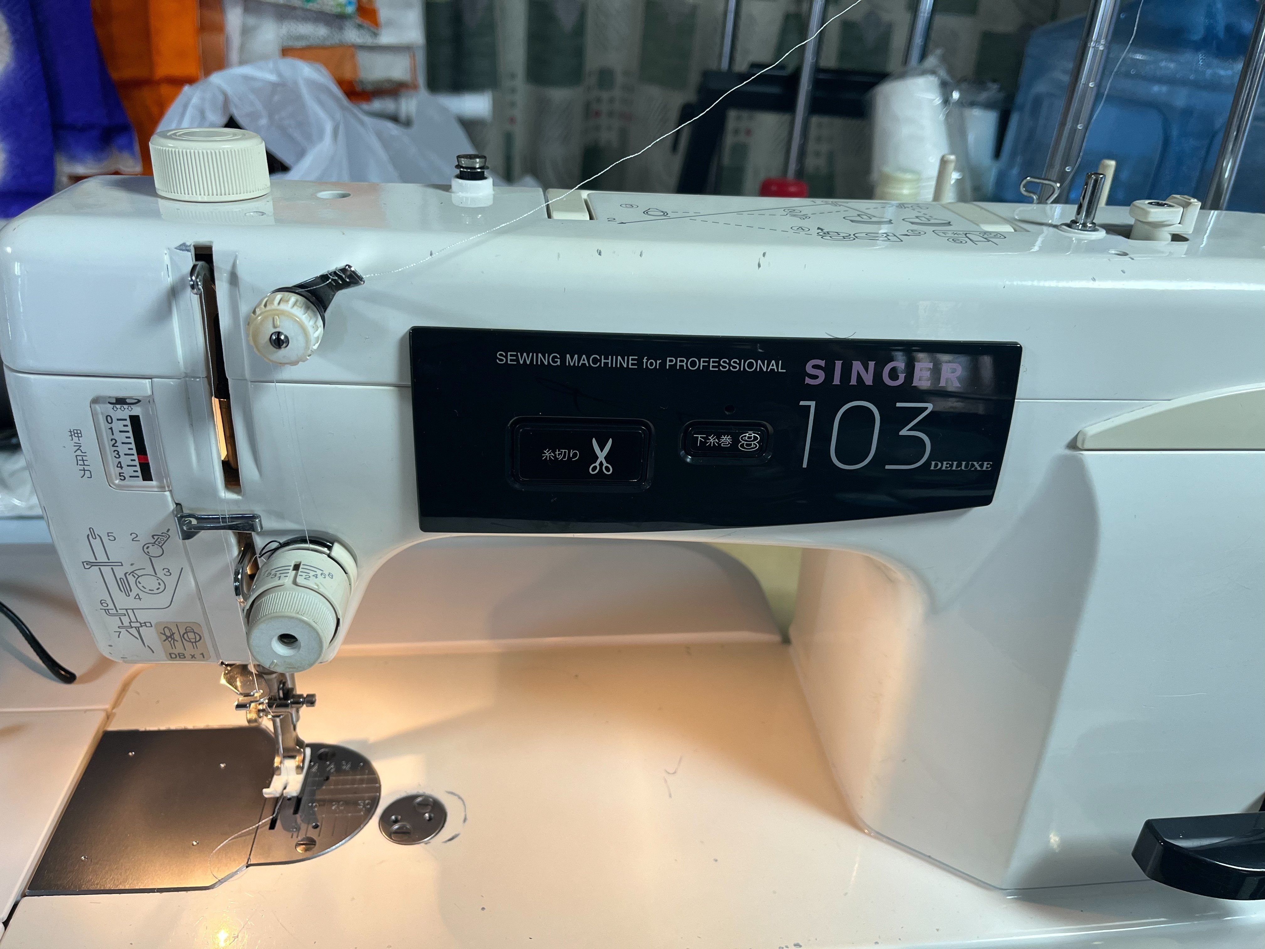 職業用ミシンSINGER 103DX試運転 #ハンドメイド実践日記814｜琴里(ことり)