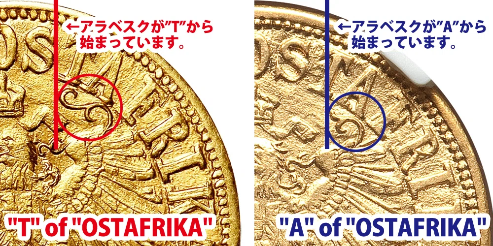 1916年ドイツ領東アフリカ ヴィルヘルム2世 15ルピー金貨
