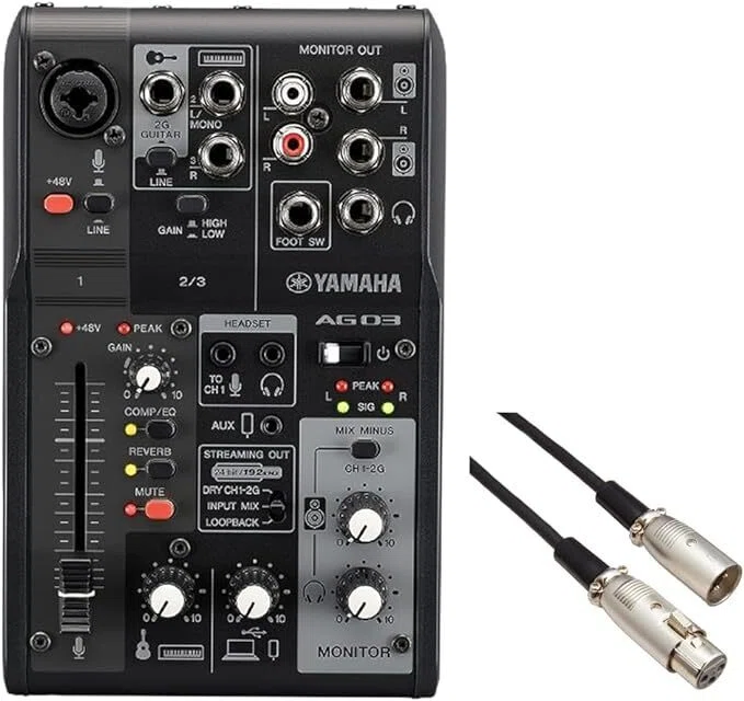 AG03・AT2035 配信セット 期間お値下げ中（楽天市場】yamaha ag03 配信 