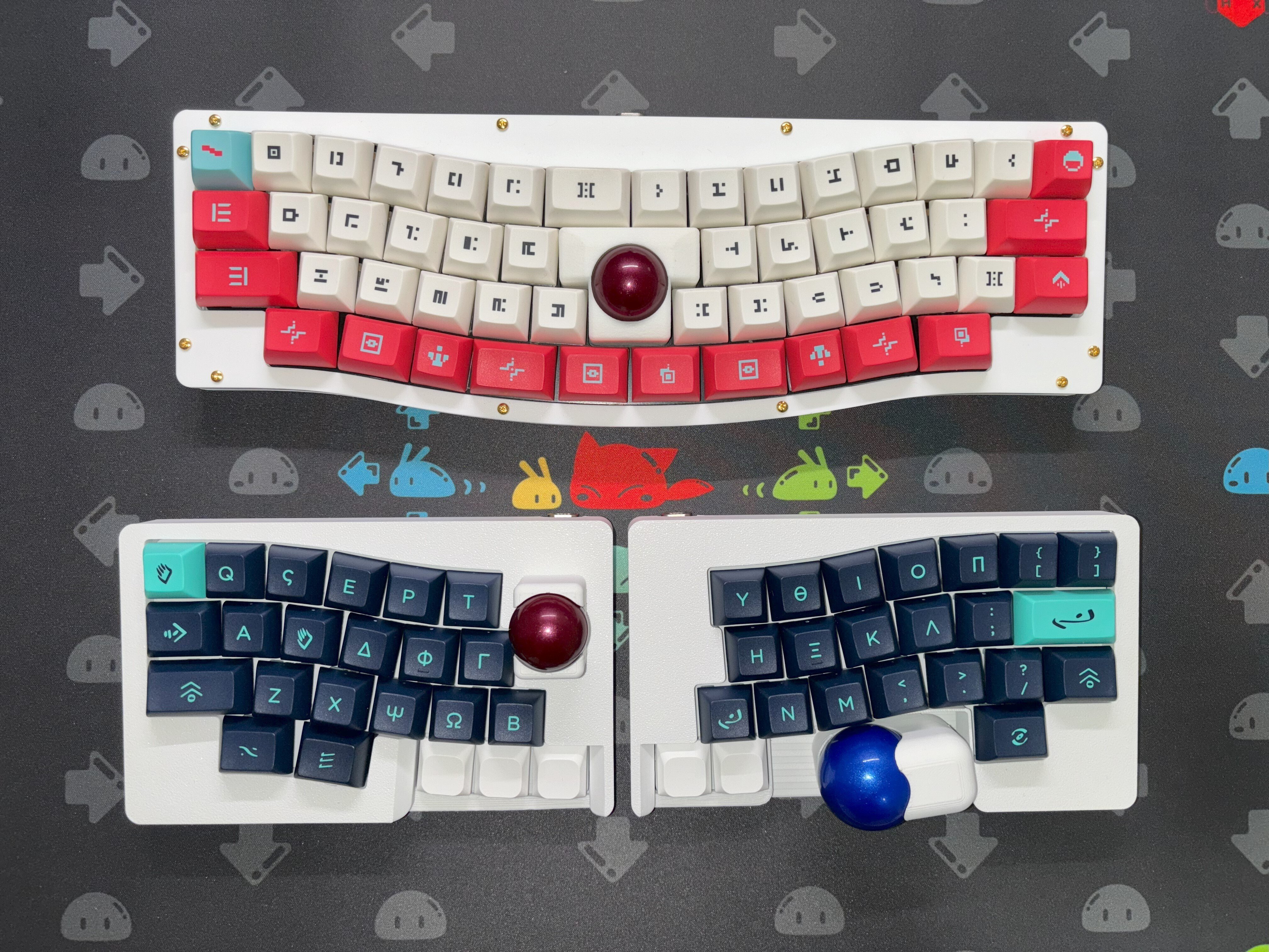 オリジナル自作キーボード オーソリニア分割4x6 格子配列 - メルカリ
