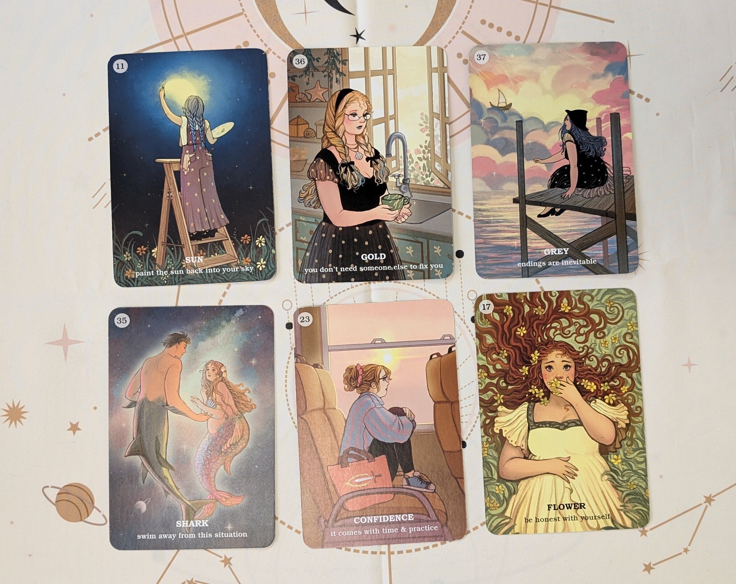 Deck memo vol.12『believe in your own magic Oracle Deck』｜蓮子