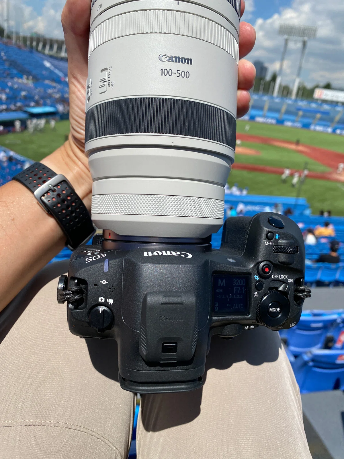 野球や運動会撮影に❤️フルサイズ一眼EOS5D❤️iPhone、Androidに転送