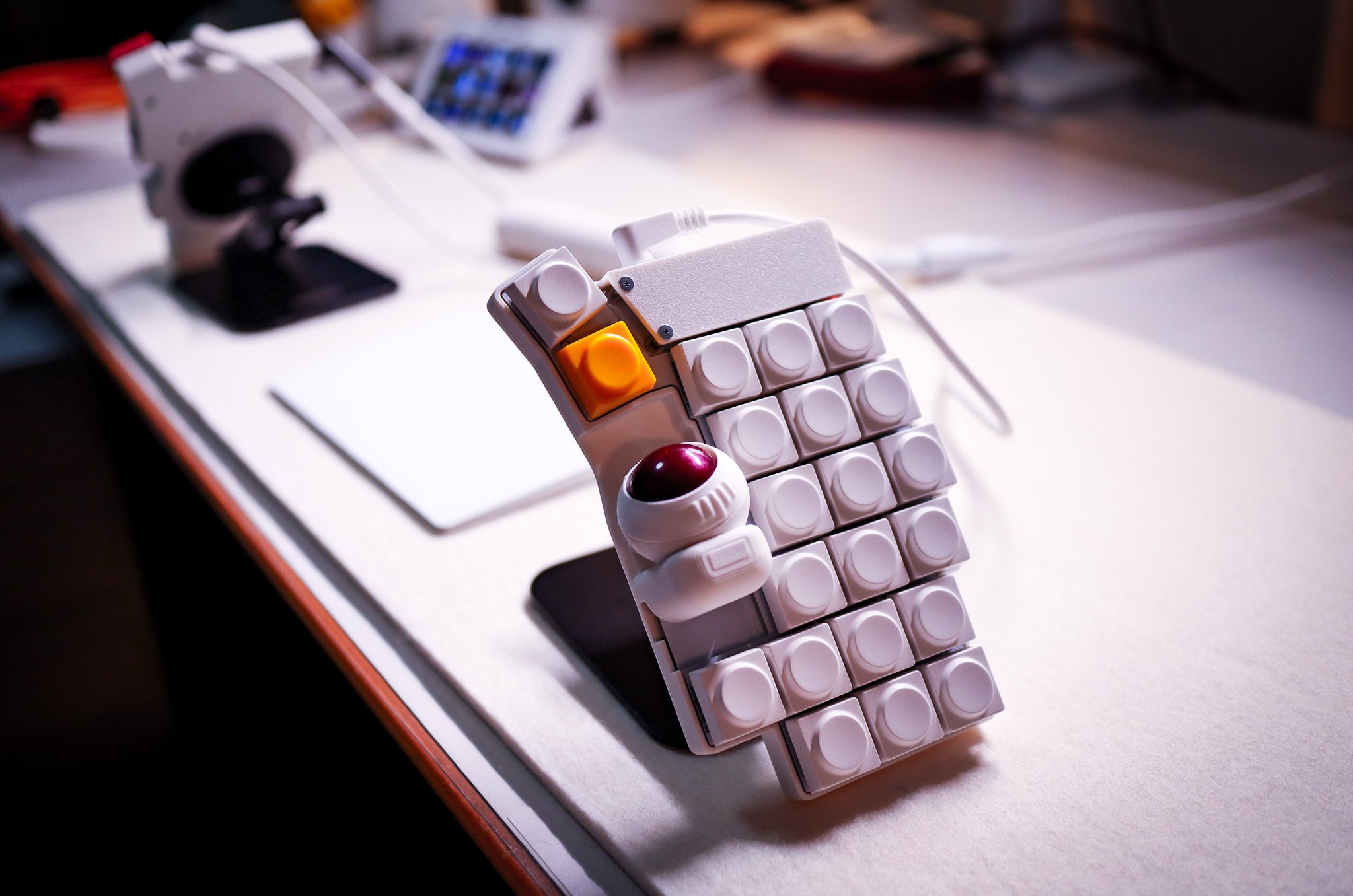 LOFREE-Teclado Mecânico sem Fio, Som Silencioso e Suave