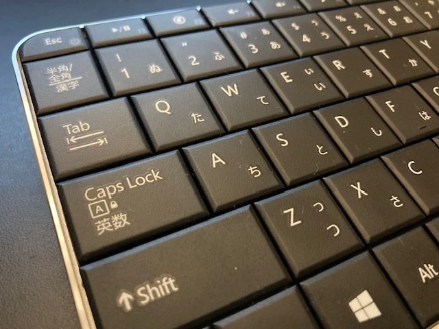 こだわりモノ】愛用キーボード（Microsoft Wedge Mobile