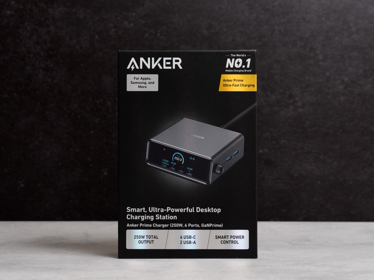 分配器・切替器 Anker Prime Charger (250W, 6 ports, GaN) Anker Prime 250W USB-C Charger 6-Port GaN Charging Station