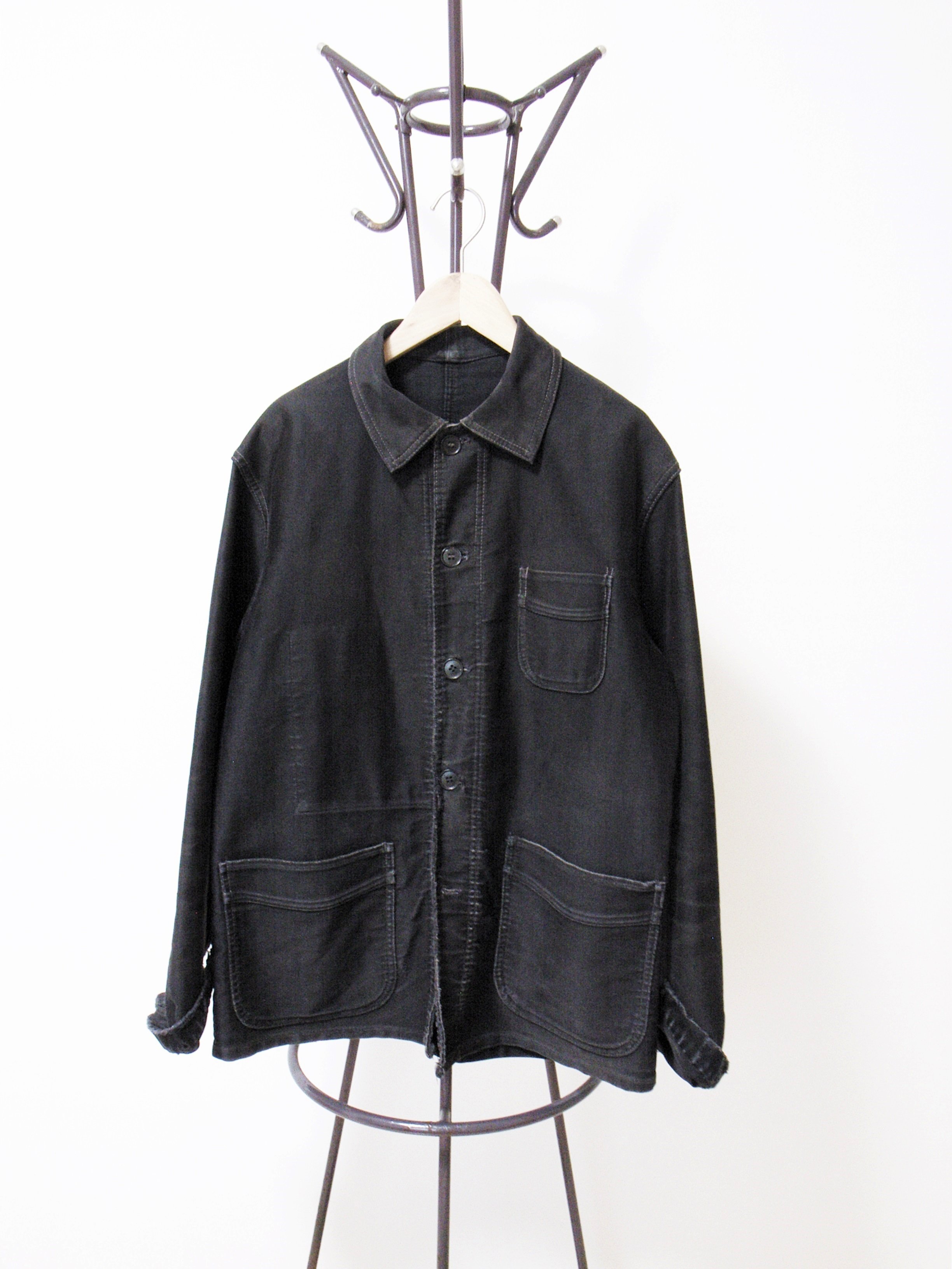 王道のモールスキンの古着 | 50s LE MONT ST MICHEL BLACK 王道のモールスキンの古着 | 50s LE MONT ST MICHEL BLACK