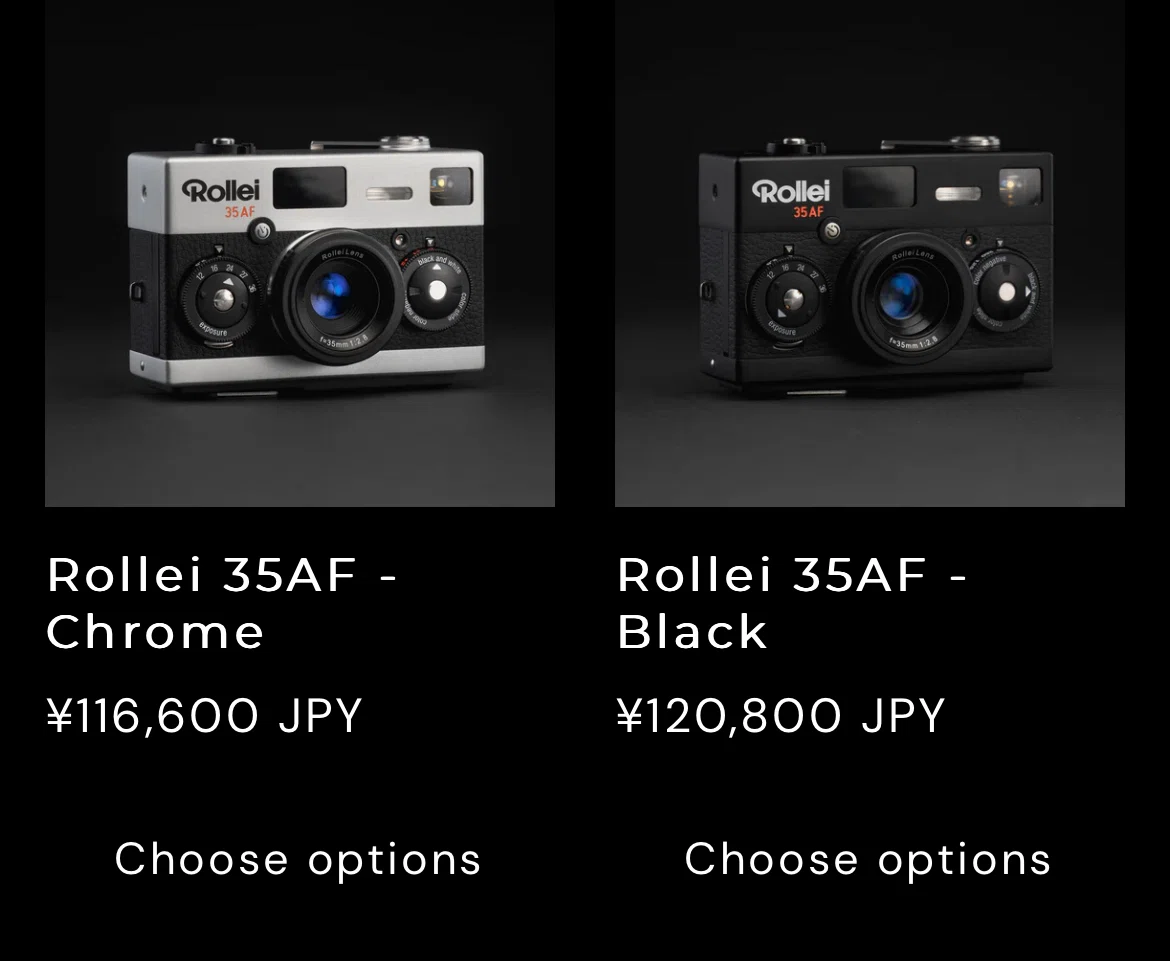 ローライ35AFはとても気になるフィルムカメラだけど。｜Sampo（山帆）
