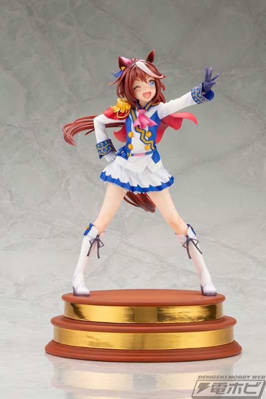 【新品】コトブキヤ トウカイテイオー 表情特典付き 特典】ウマ娘 プリティーダービー [夢は掲げるものなのだっ