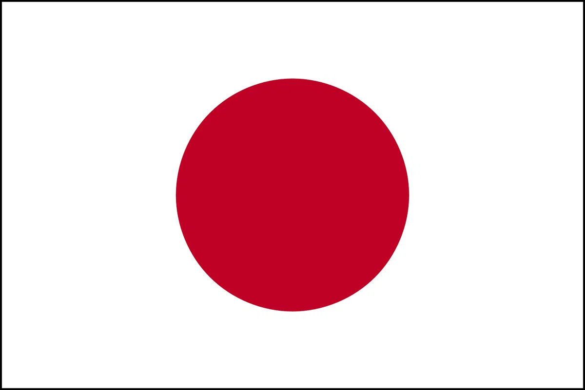 日本の日の丸の国旗