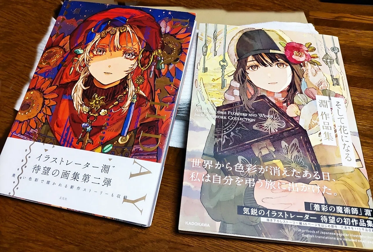 イラストレーターの淵゛（ぶち）さんの画集を買ったよ！｜トガシテツヤ