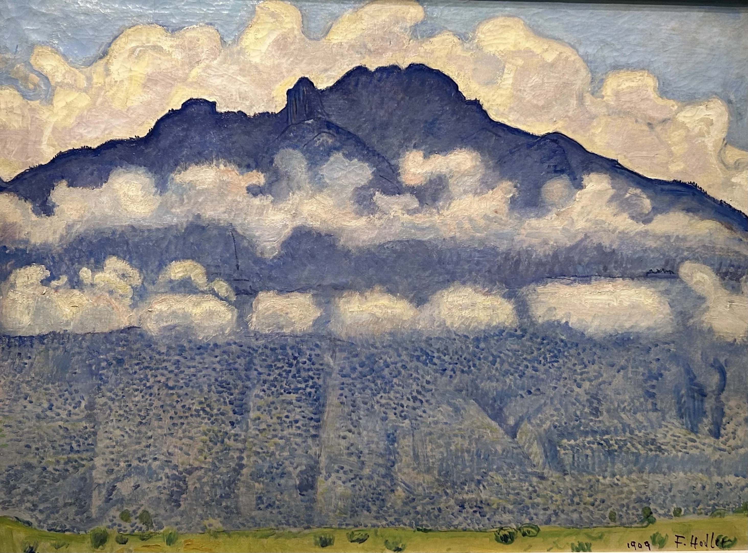子供のためのオルセー美術館(139)雲、雲、雲/スイスの青い山・ホドラー