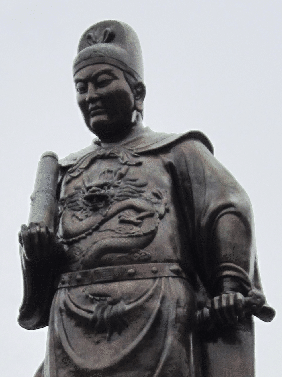 中国古美術•清時代紫檀銀象嵌羅漢像 MT—55