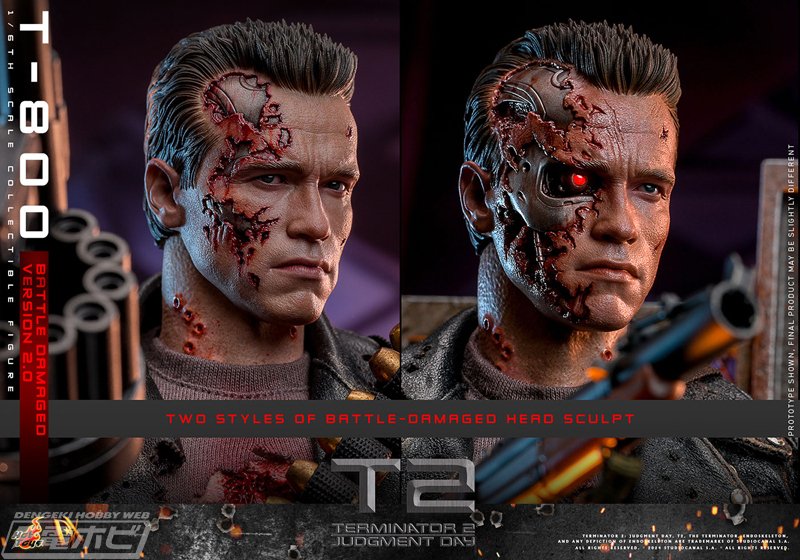 ターミネーター2』「T-800」の可動フィギュアが“バトルダメージ