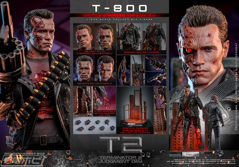 ターミネーター2』「T-800」の可動フィギュアが“バトルダメージ ターミネーター2』「T-800」の可動フィギュアが“バトルダメージ