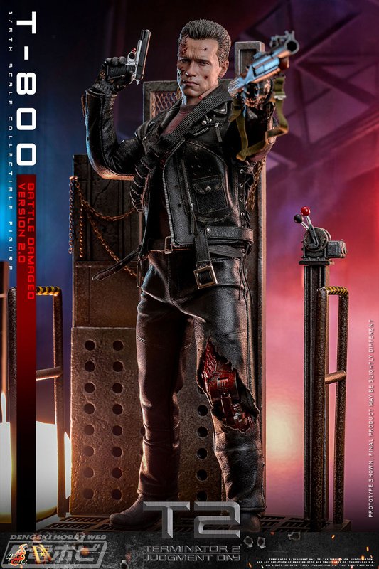 ターミネーター   ホットトイズ　ポスター ターミネーター2』「T-800」の可動フィギュアが“バトルダメージ
