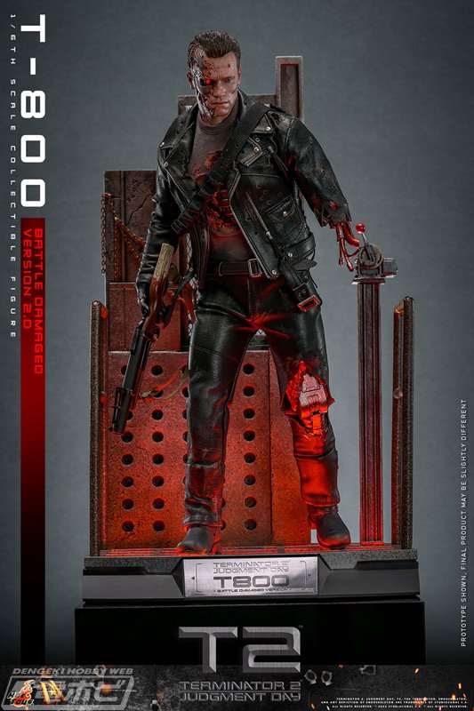 ターミネーター2』「T-800」の可動フィギュアが“バトルダメージ ターミネーター2』「T-800」の可動フィギュアが“バトルダメージ