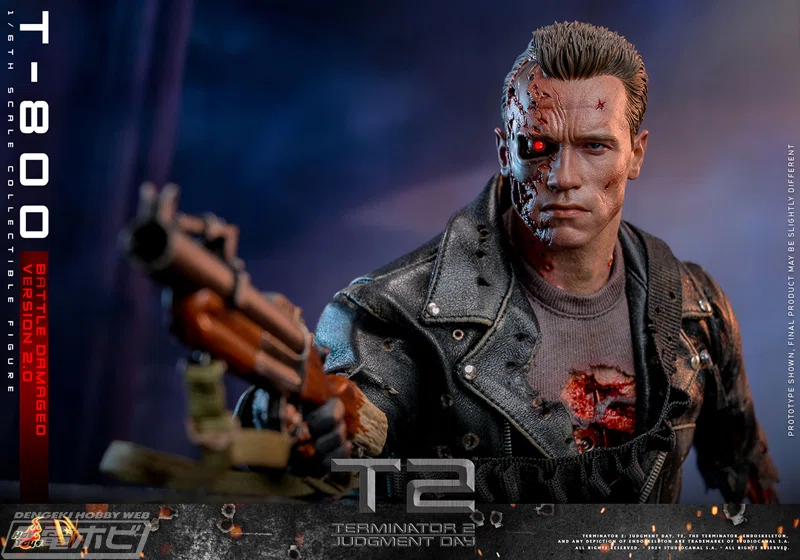 ターミネーター2』「T-800」の可動フィギュアが“バトルダメージ版”と 