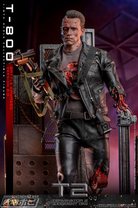 ターミネーター2』「T-800」の可動フィギュアが“バトルダメージ ターミネーター2』「T-800」の可動フィギュアが“バトルダメージ