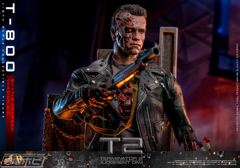 ターミネーター2』「T-800」の可動フィギュアが“バトルダメージ ターミネーター2』「T-800」の可動フィギュアが“バトルダメージ
