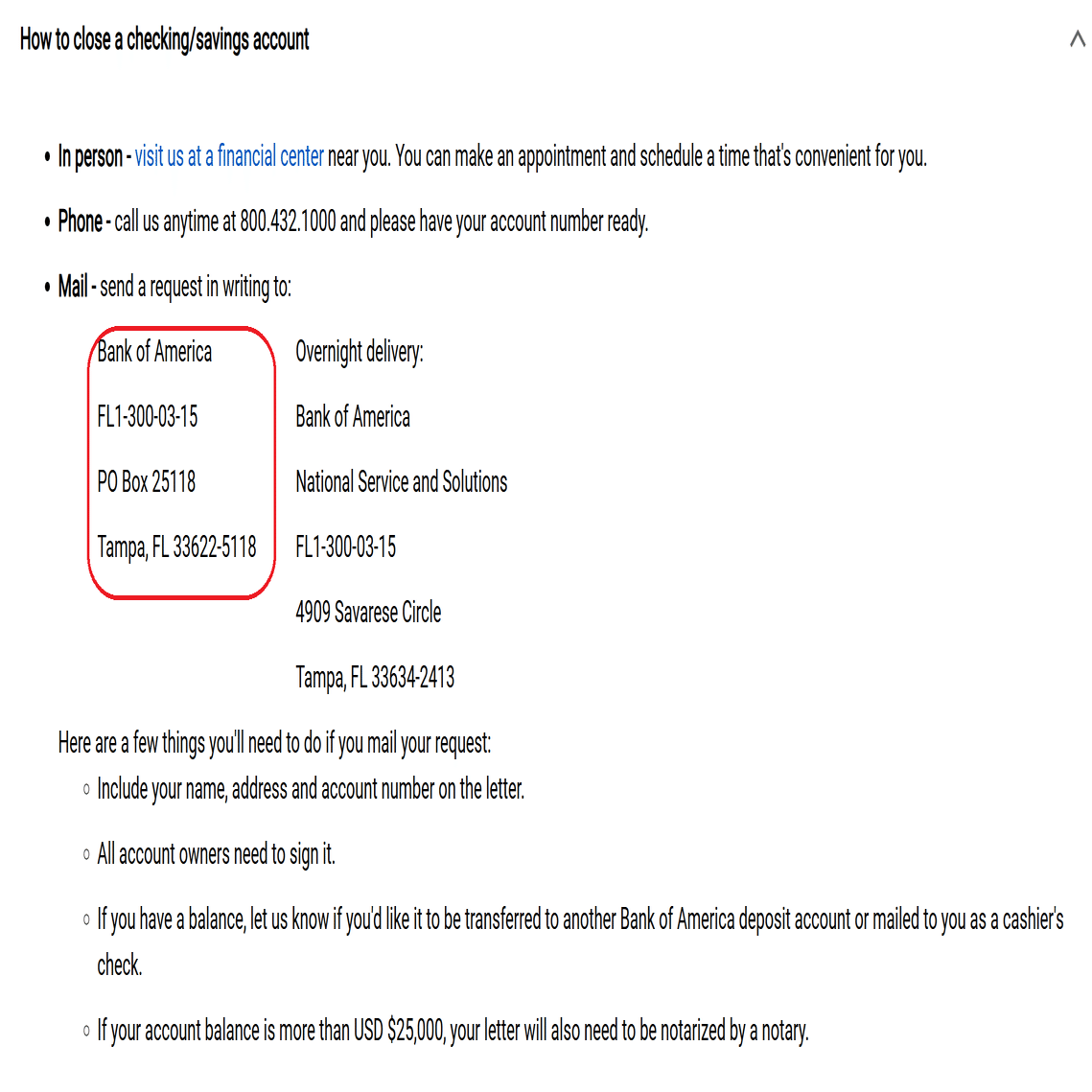 実用】Bank of America（バンクオブアメリカ）の口座を閉鎖するときの手続き｜PDI