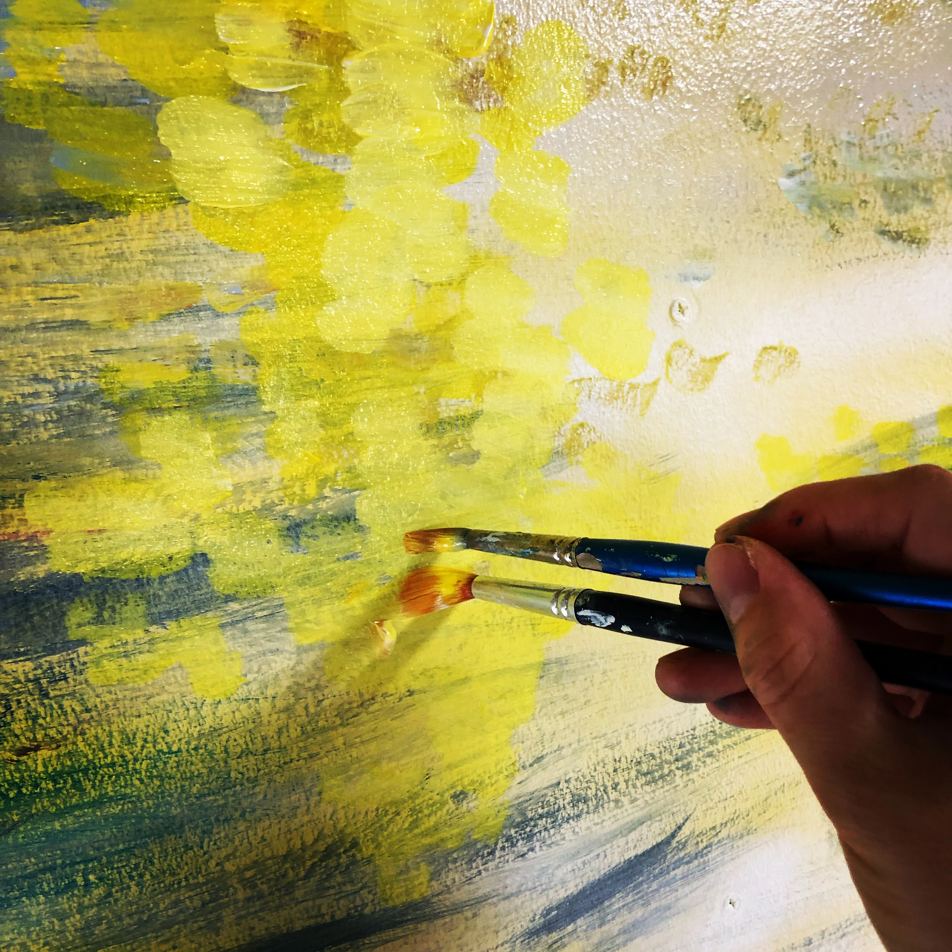絵画】「津軽の牡蠣小屋」 水彩画 真作｜自然、風景画