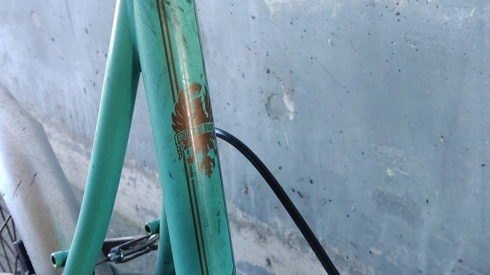 ビアンキ ミニベロ ダブルレバー ※要後輪修理