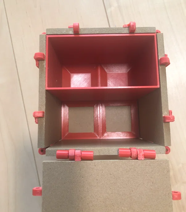 MDF材で小箱を作るの続き:内箱を作る|suo