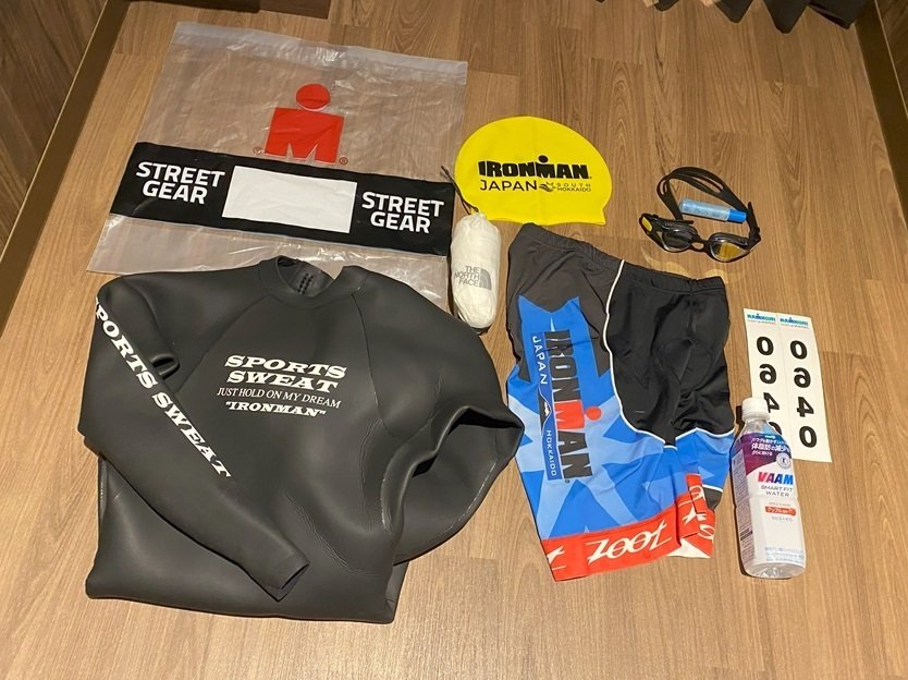IRONMAN JAPAN みなみ北海道2024 トランジションバッグの中身を