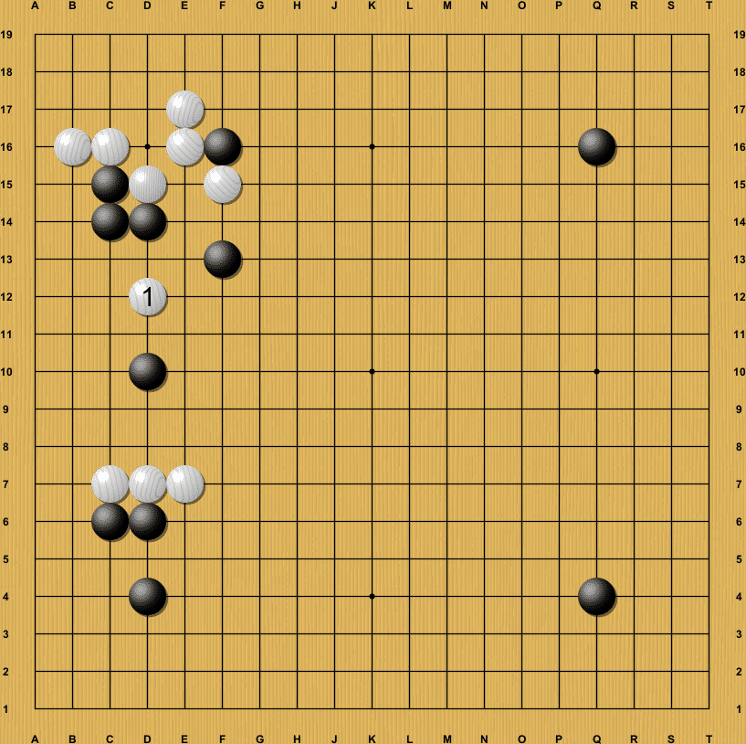 効率的な守りを目指す積極策【囲碁AI・絶芸に学ぶ次の一手023】｜okao