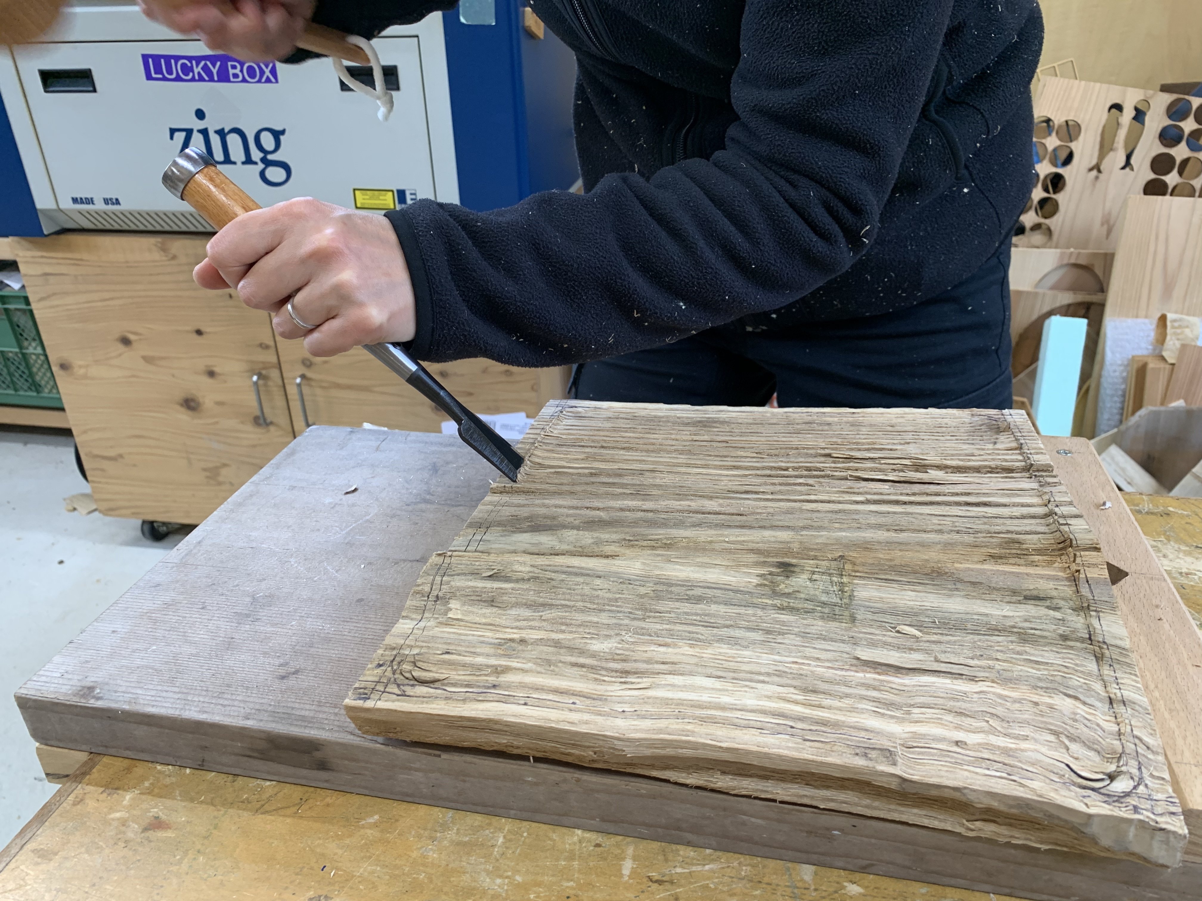 町の栗材で我谷盆をつくる その①｜知的な手／つくることは考えること