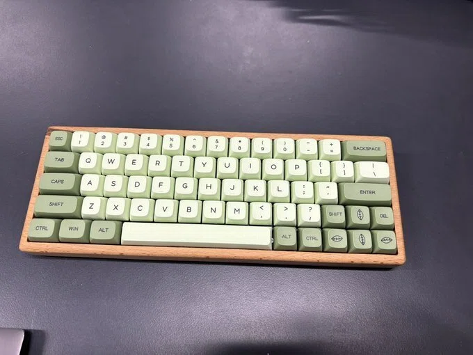 自作キーボード セパレート 60KEYS SP50 キーキャップ付 組立済 