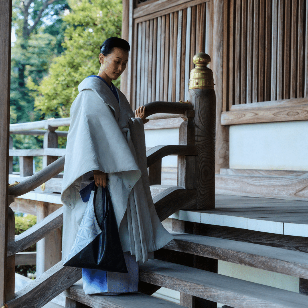 デザインに込めた想い ~Kimono Poncho Coat : Ume~|KAPOK KNOT デザインに込めた想い ~Kimono Poncho Coat : Ume~|KAPOK KNOT