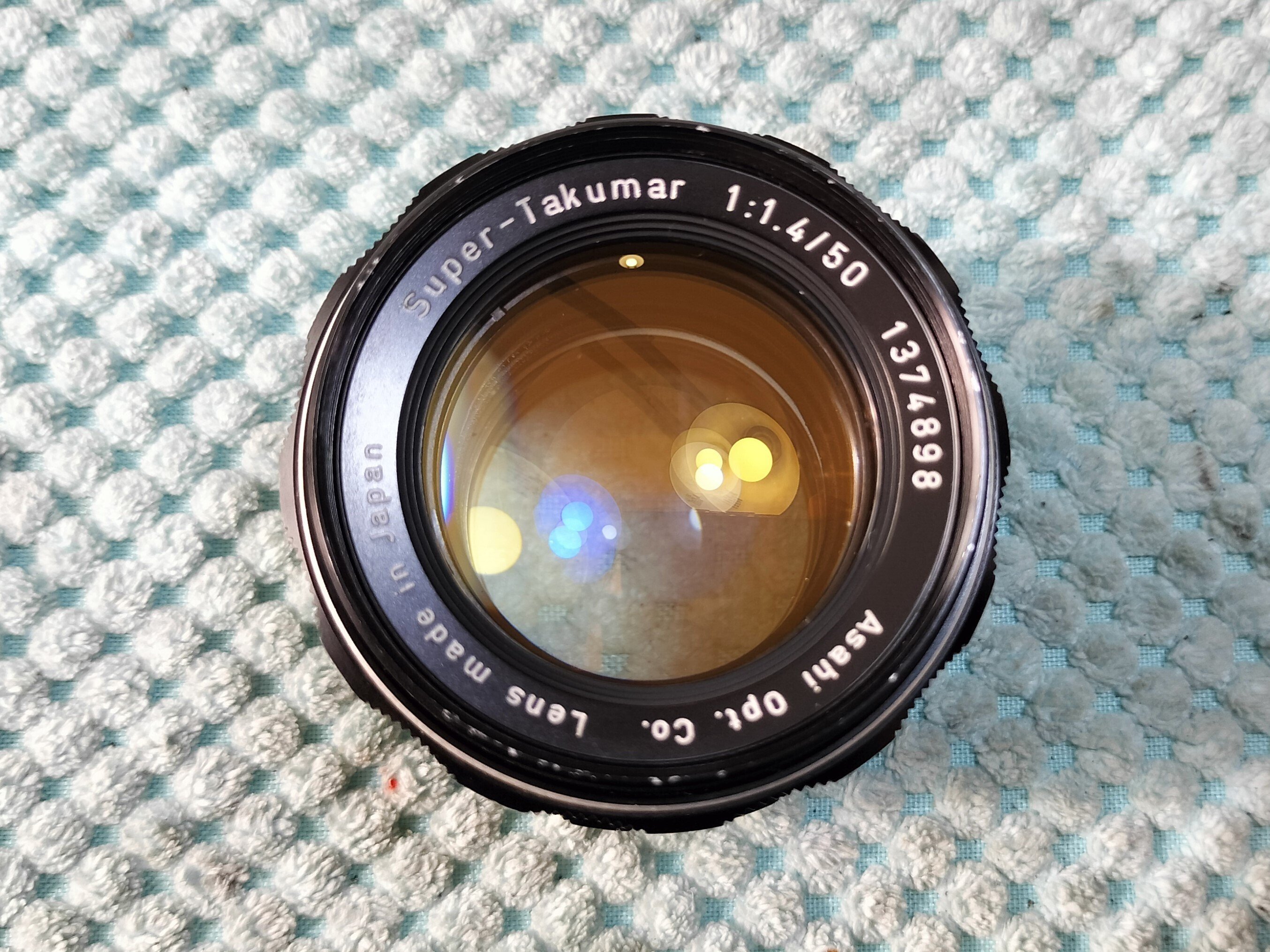 Pentax Super Takumar 50mm F/1.4 8枚玉の分解|フィルムカメラ Pentax Super Takumar 50mm F/1.4 8枚玉の分解|フィルムカメラ