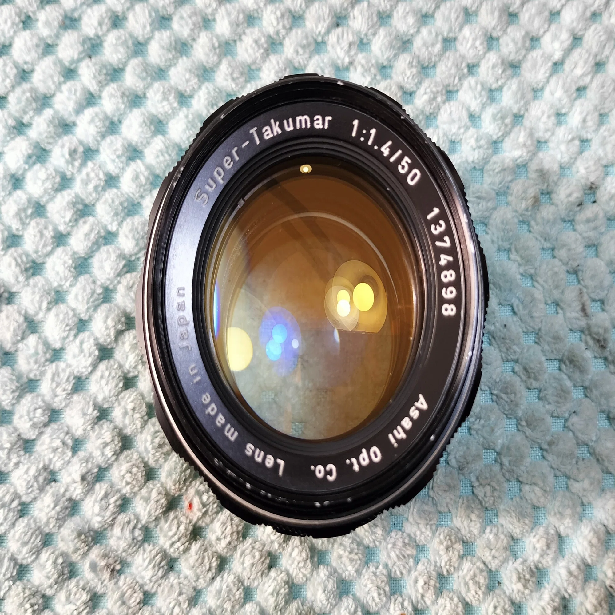 Pentax Super Takumar 50mm F/1.4 8枚玉の分解｜フィルムカメラ修理の 