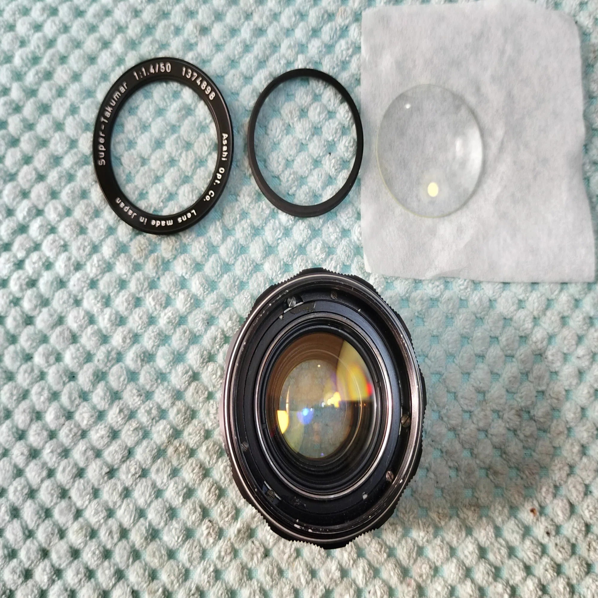 Pentax Super Takumar 50mm F/1.4 8枚玉の分解｜フィルムカメラ修理の 