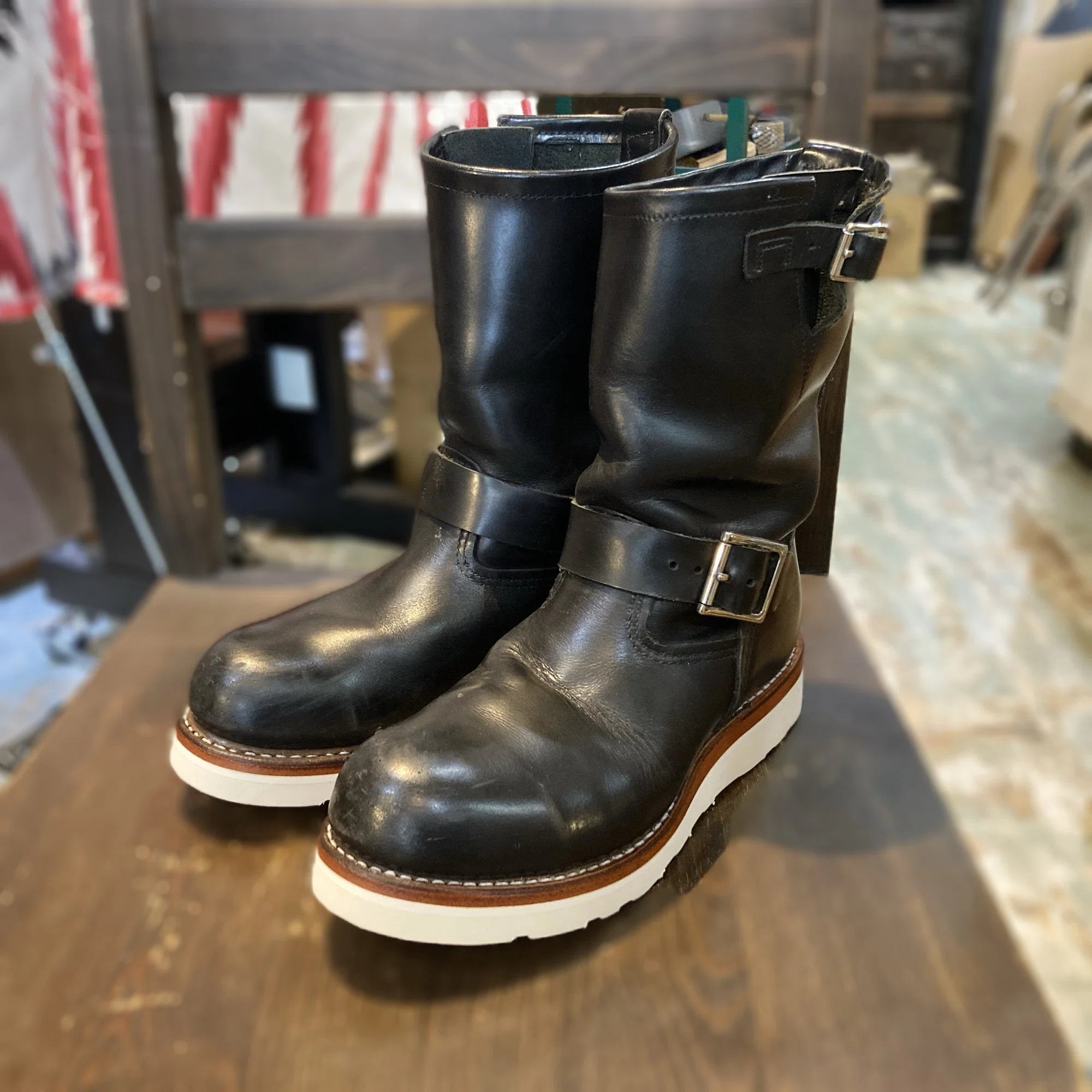 Resole/ソールカスタム】Red Wing#2268 Engineer Boots｜CREA Repair 