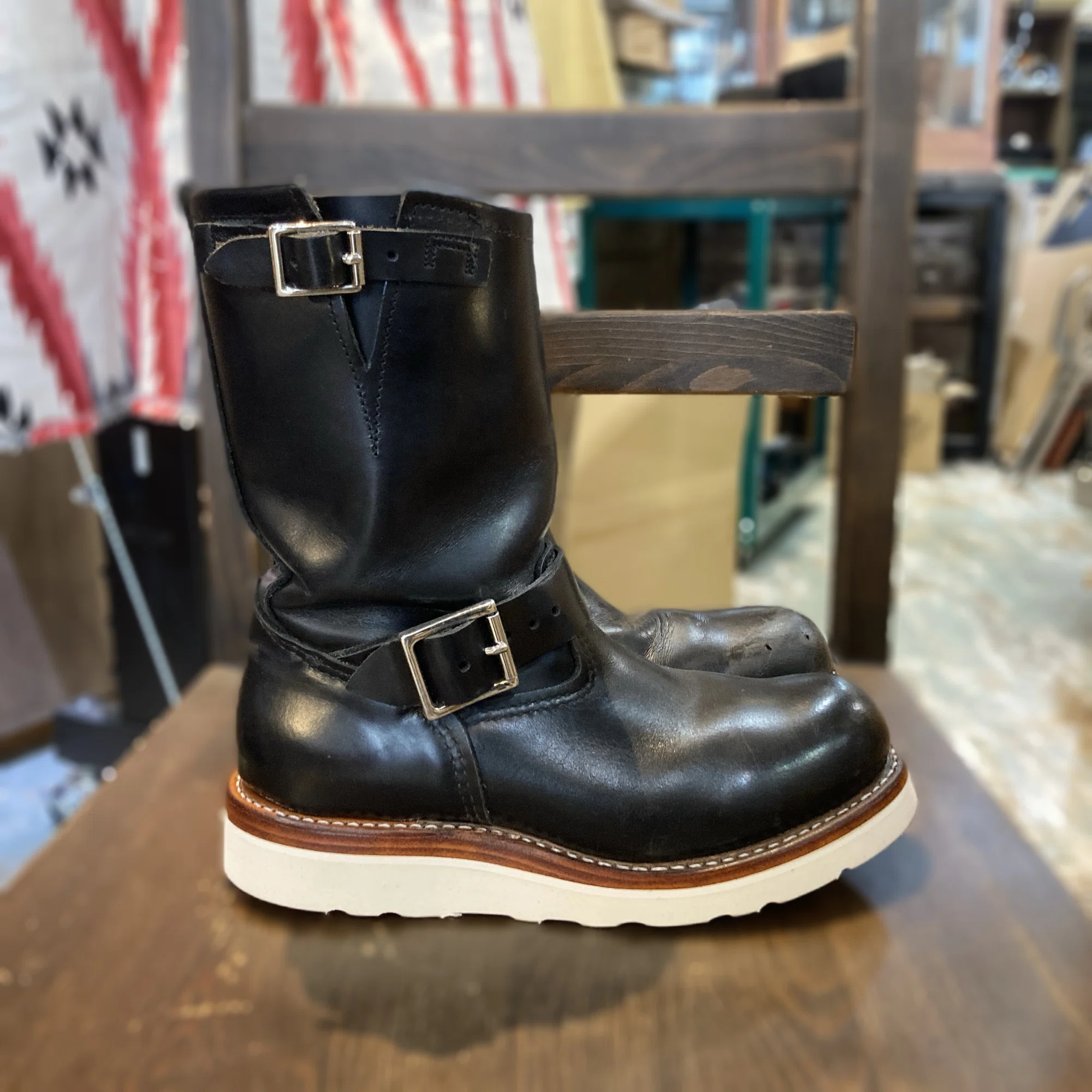 Resole/ソールカスタム】Red Wing#2268 Engineer Boots｜CREA Repair 