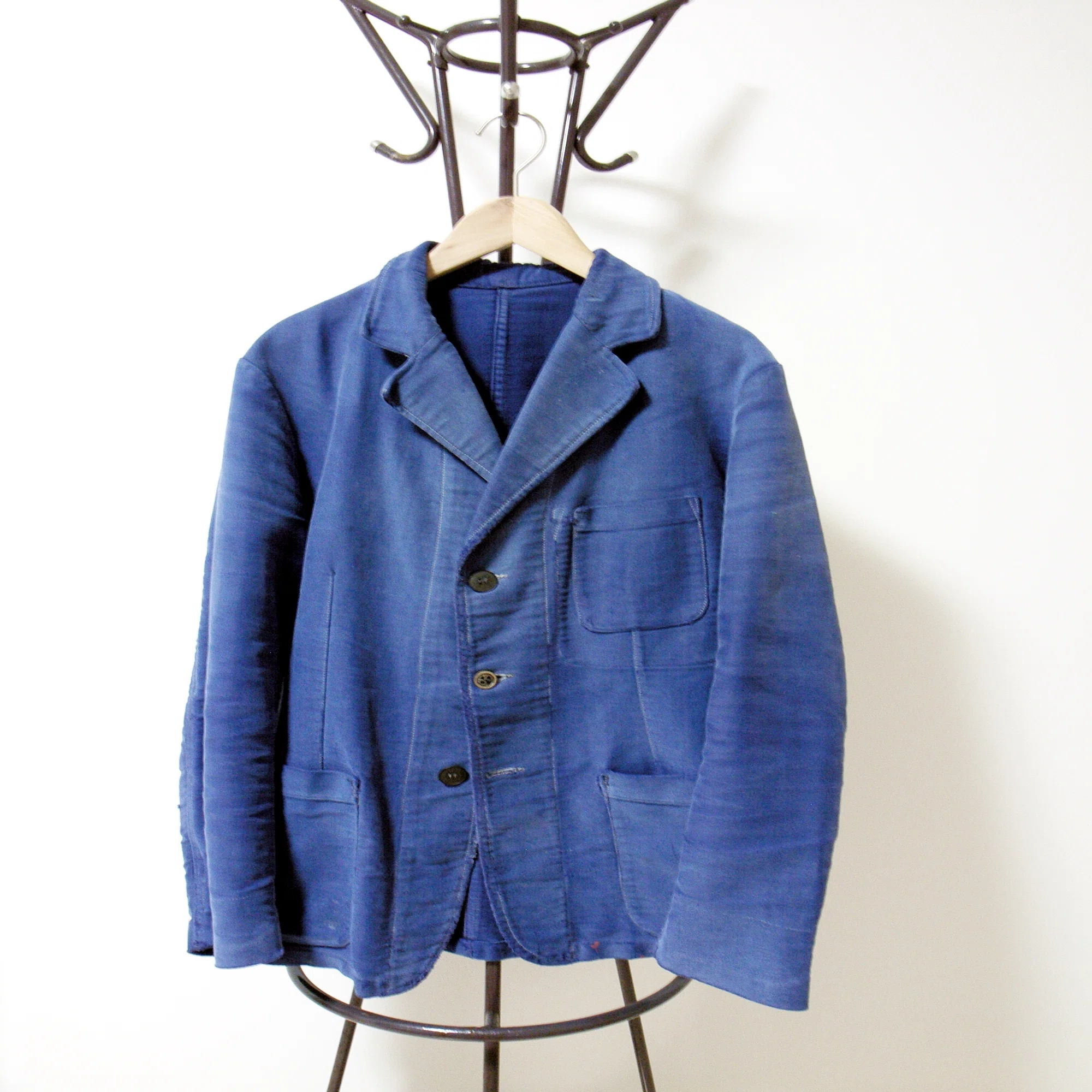 ラペルカラーのモールスキンの古着 | 50s DUMONT-D