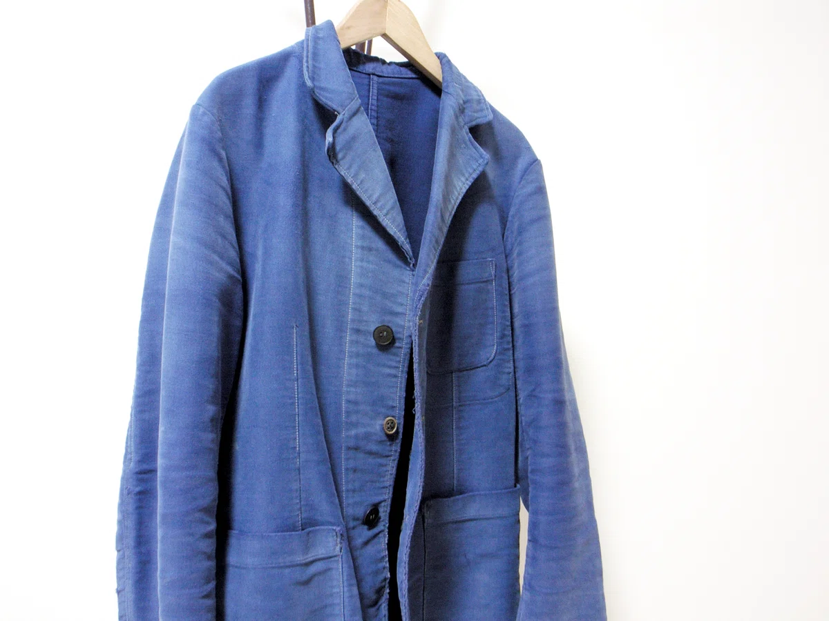 ラペルカラーのモールスキンの古着 | 50s DUMONT-D
