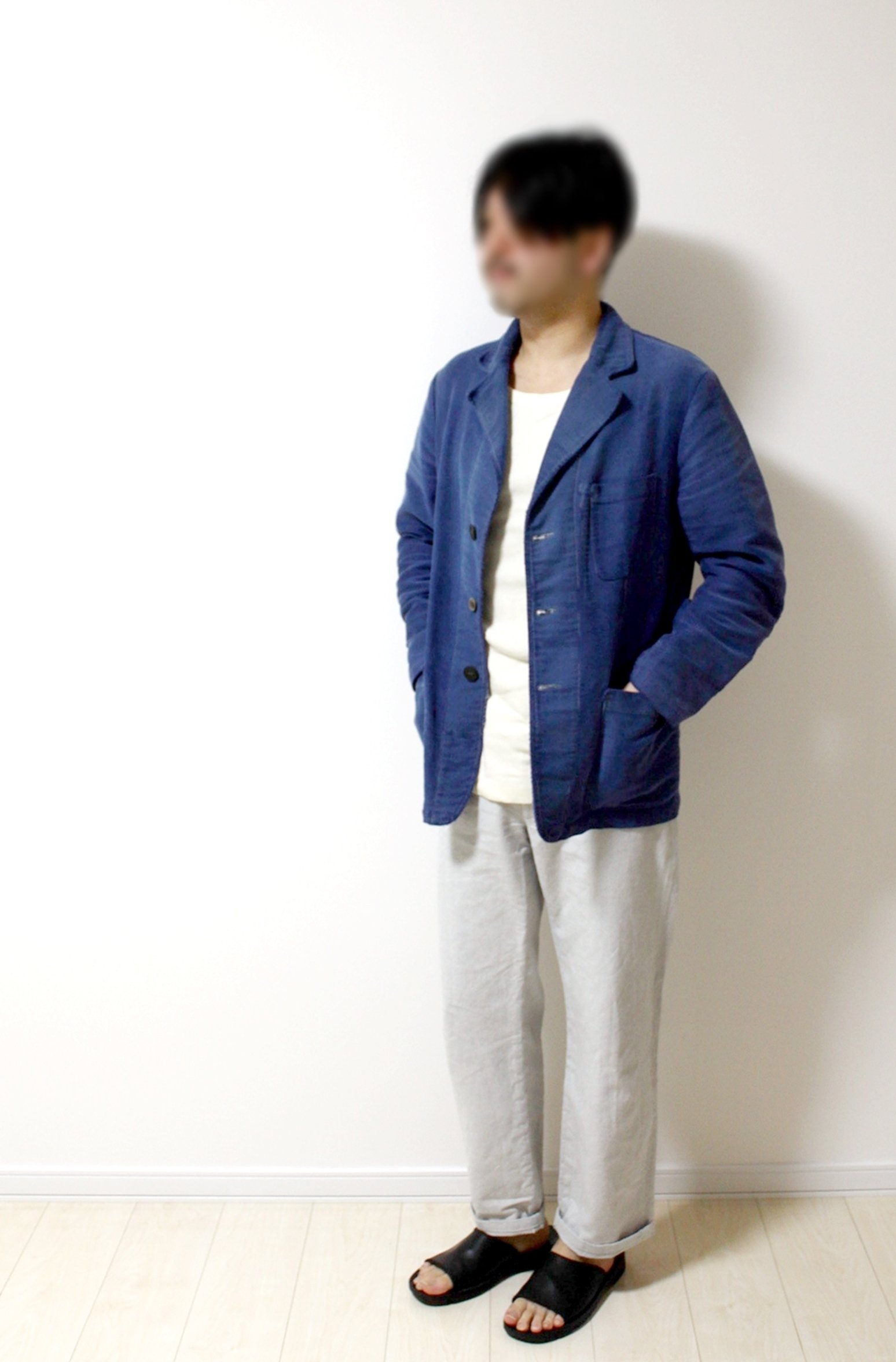 ラペルカラーのモールスキンの古着 | 50s DUMONT-D'URVILLE ラペルカラーのモールスキンの古着 | 50s DUMONT-D'URVILLE
