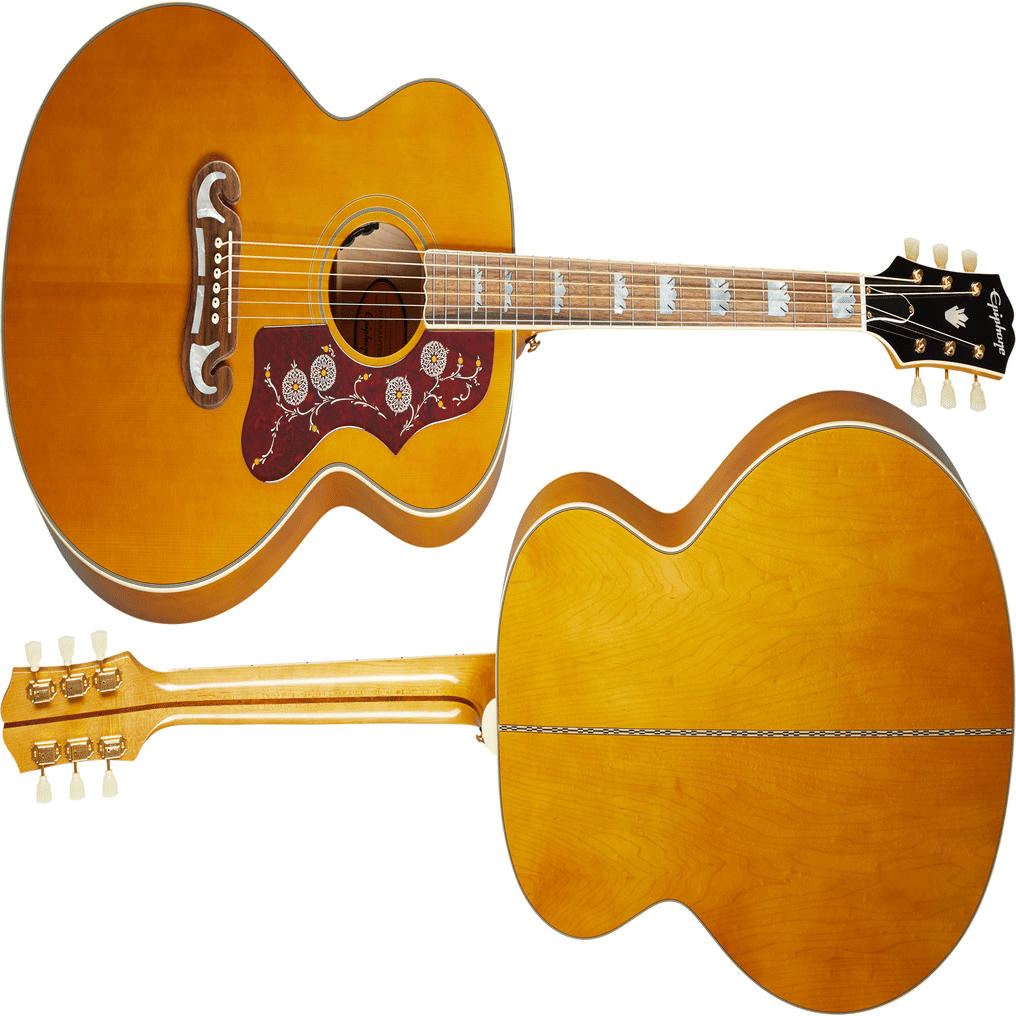 キング・オブ・フラットトップ！ギブソン直系エピフォンによる「J-200