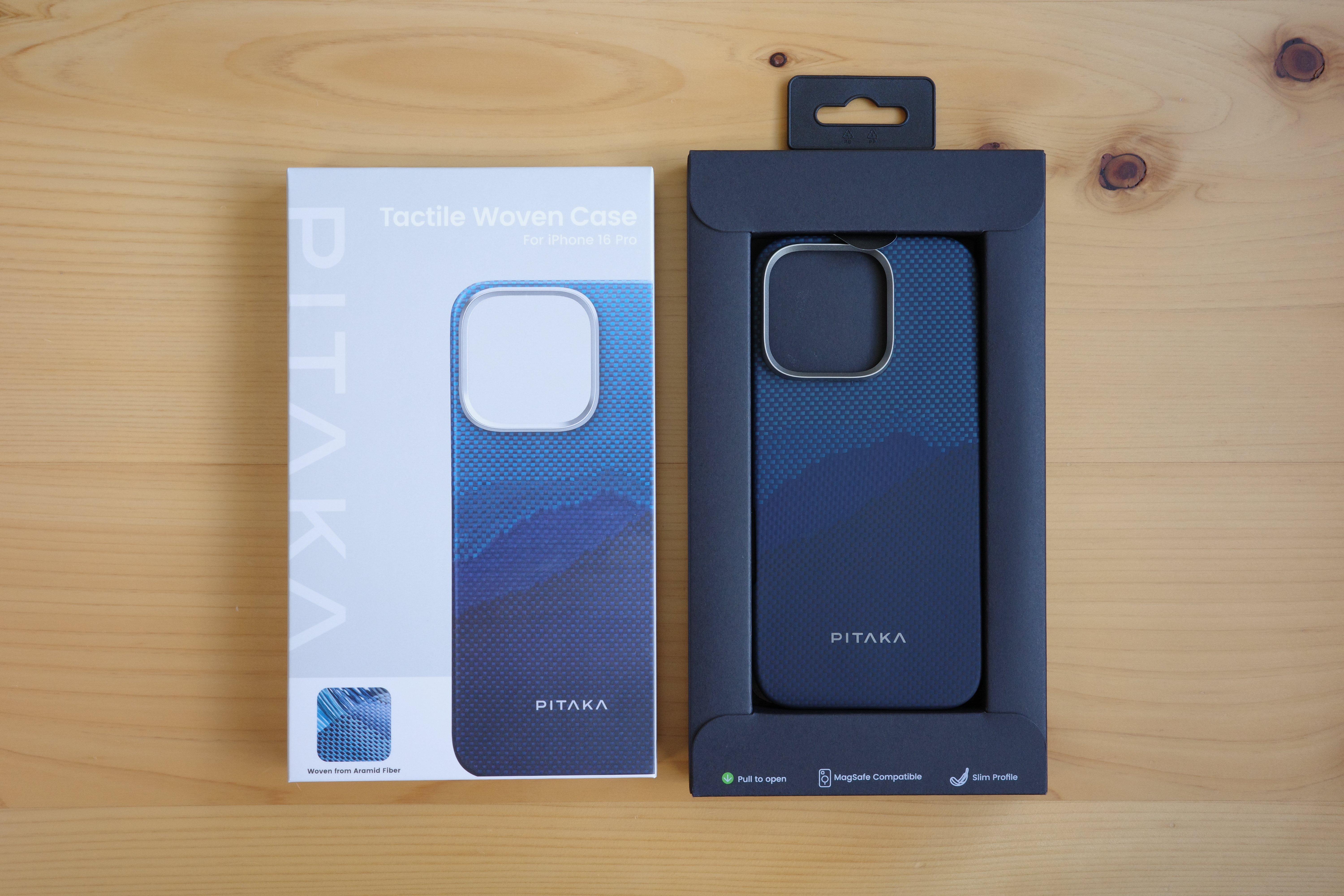 iPhone 16 Pro用 PITAKA Tactile Woven Case レビュー：薄く