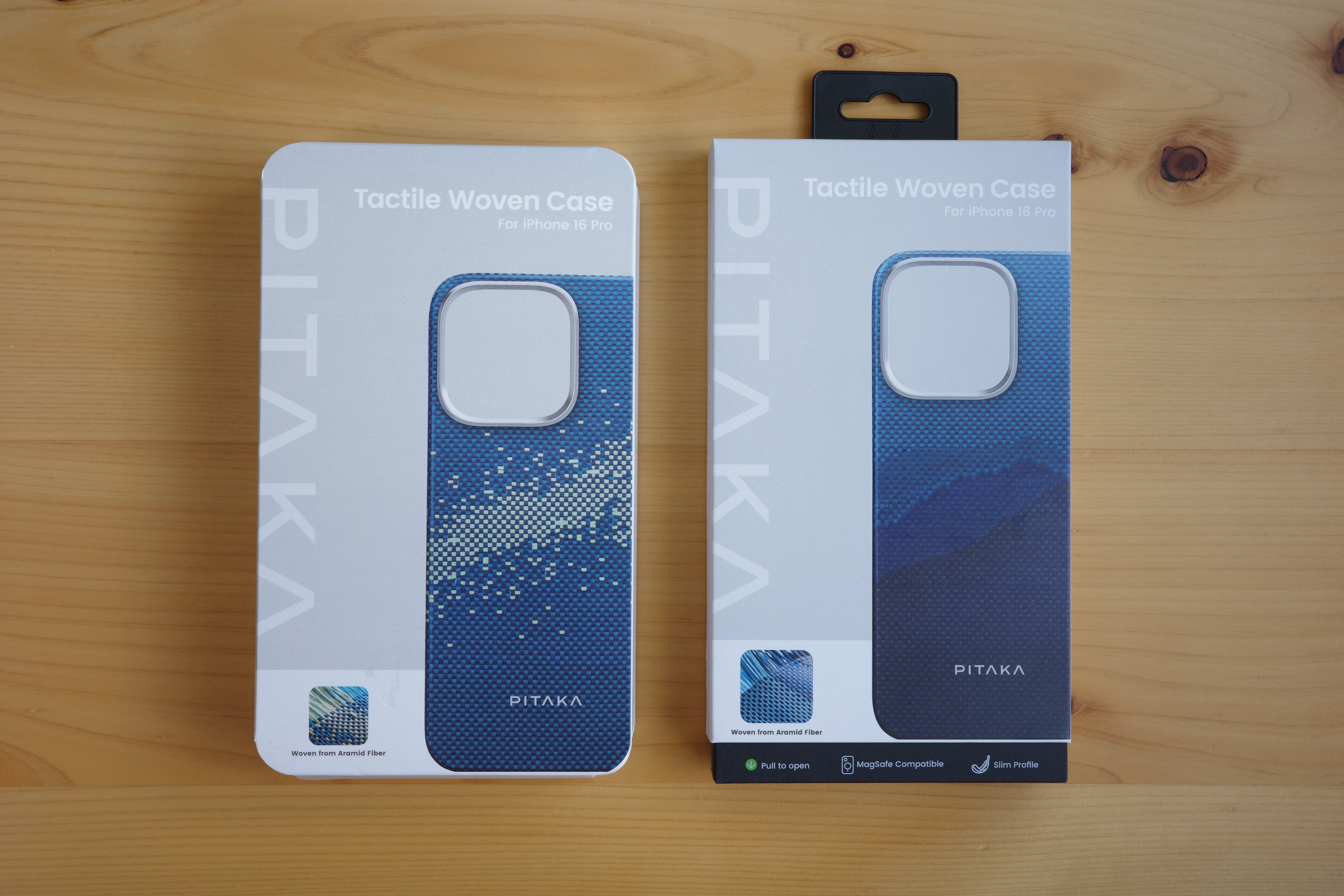 PITAKA Tactile Woven Case iPhone16Pro 専用 浮織ケース | Tactile-Woven Case for iPhone 16 Series