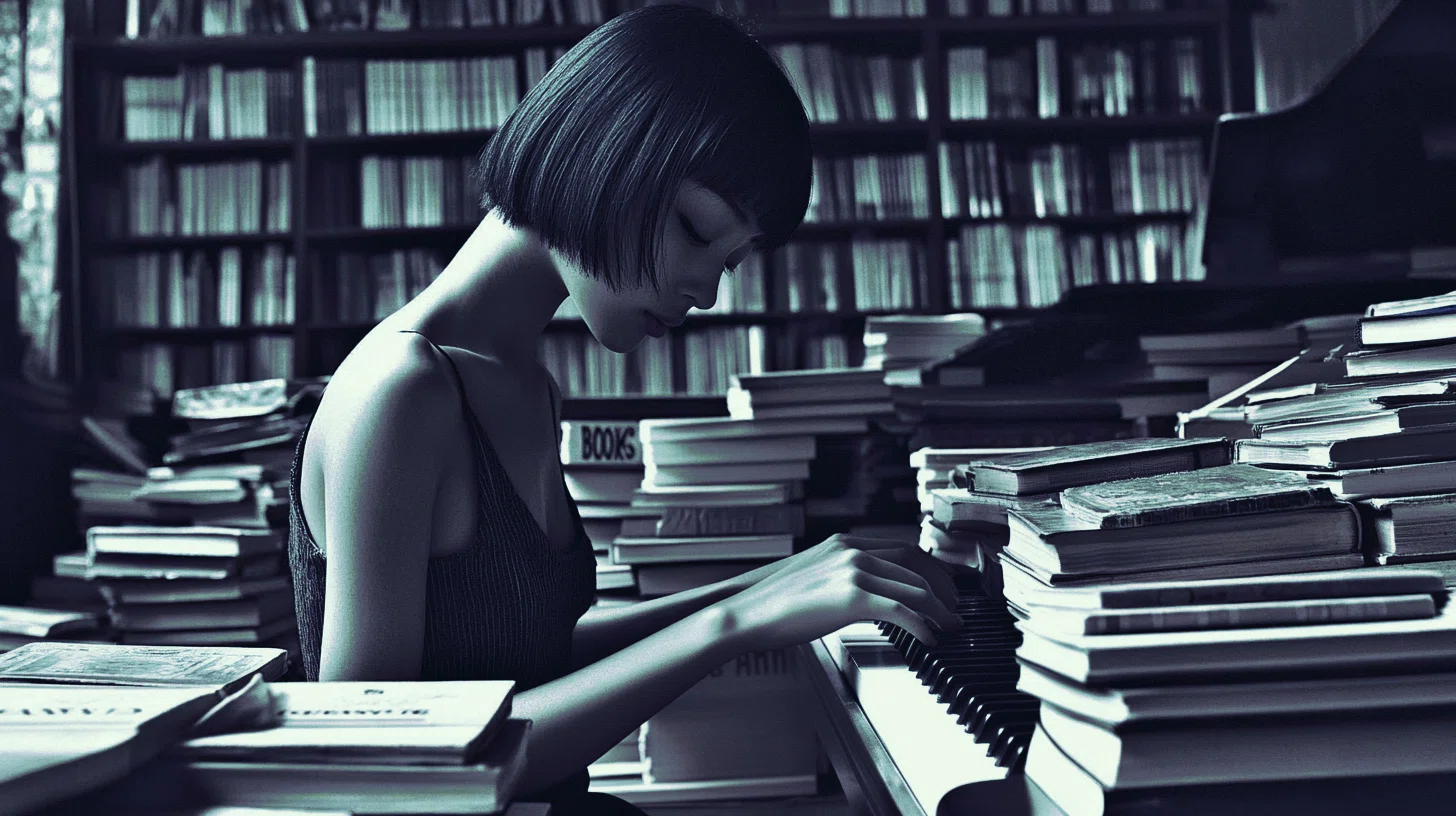 Blue And Moody Music (翻訳) awakening 佐藤博 x AI画像｜Books Channel