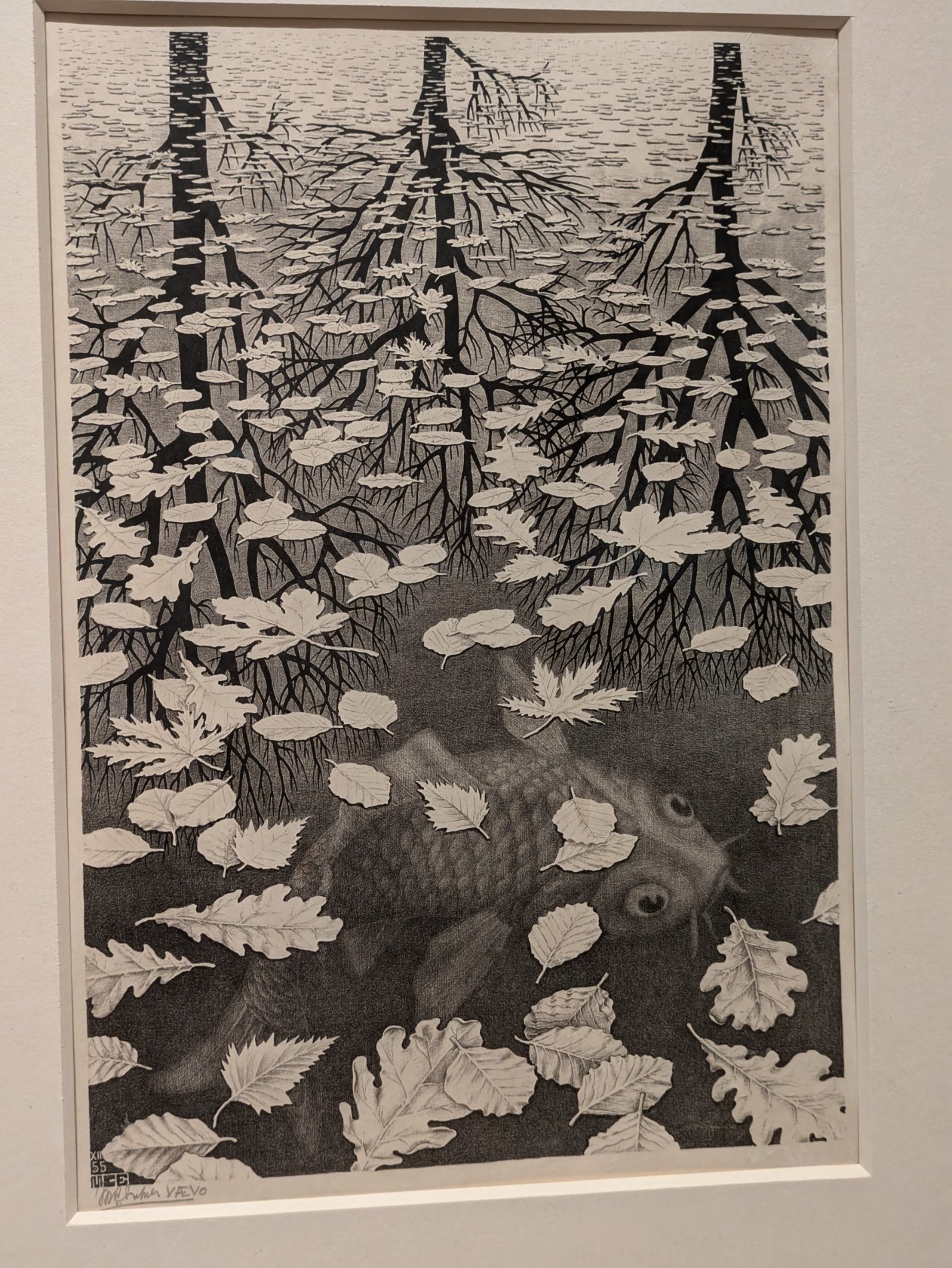 絵画　不思議な光景 Night Rain at Karasaki, Utagawa Hiroshige; Publisher