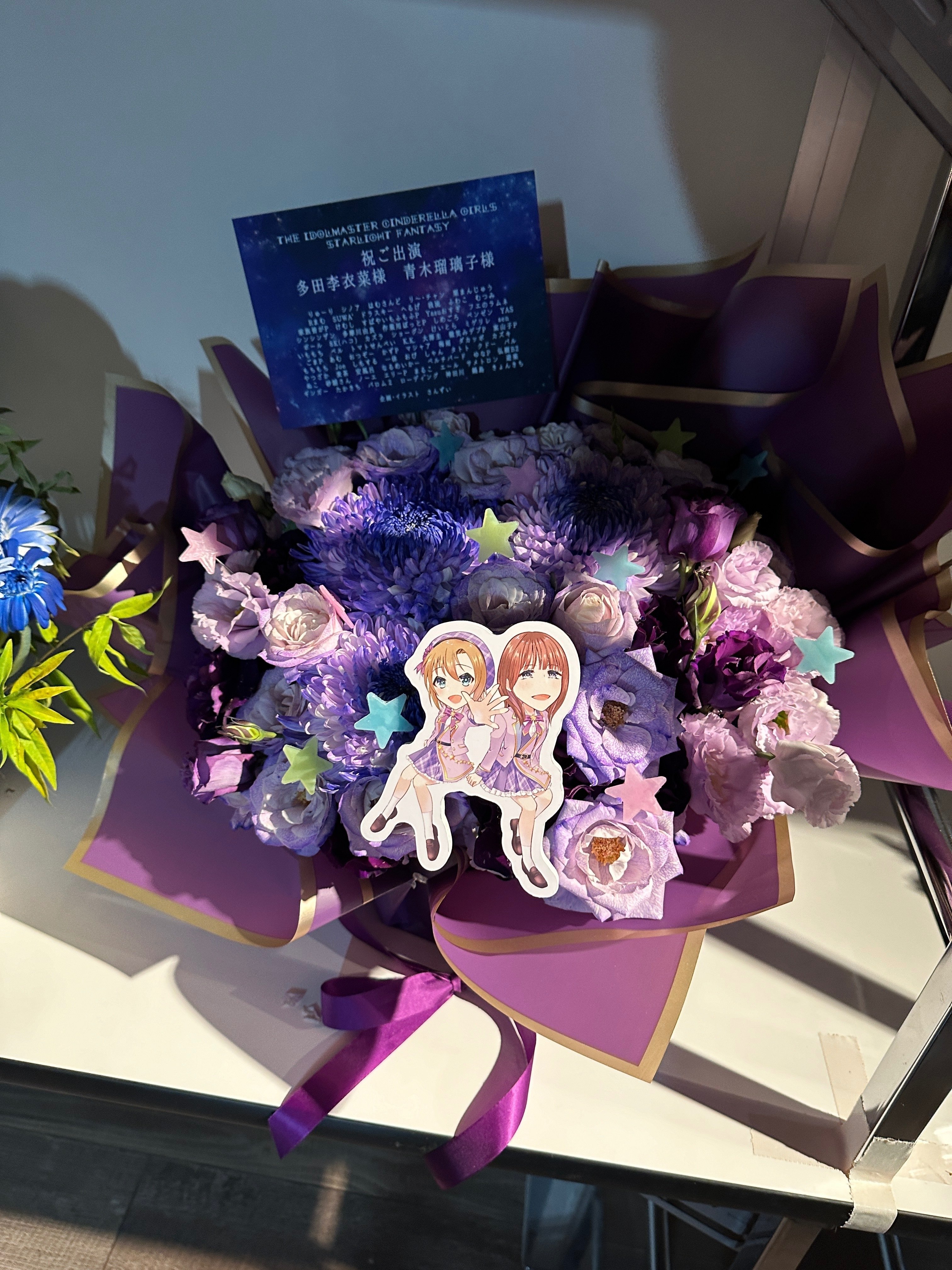 声優 青木瑠璃子 直筆サイン 色紙 デレマス 多田李衣菜 多田李衣菜(CV.