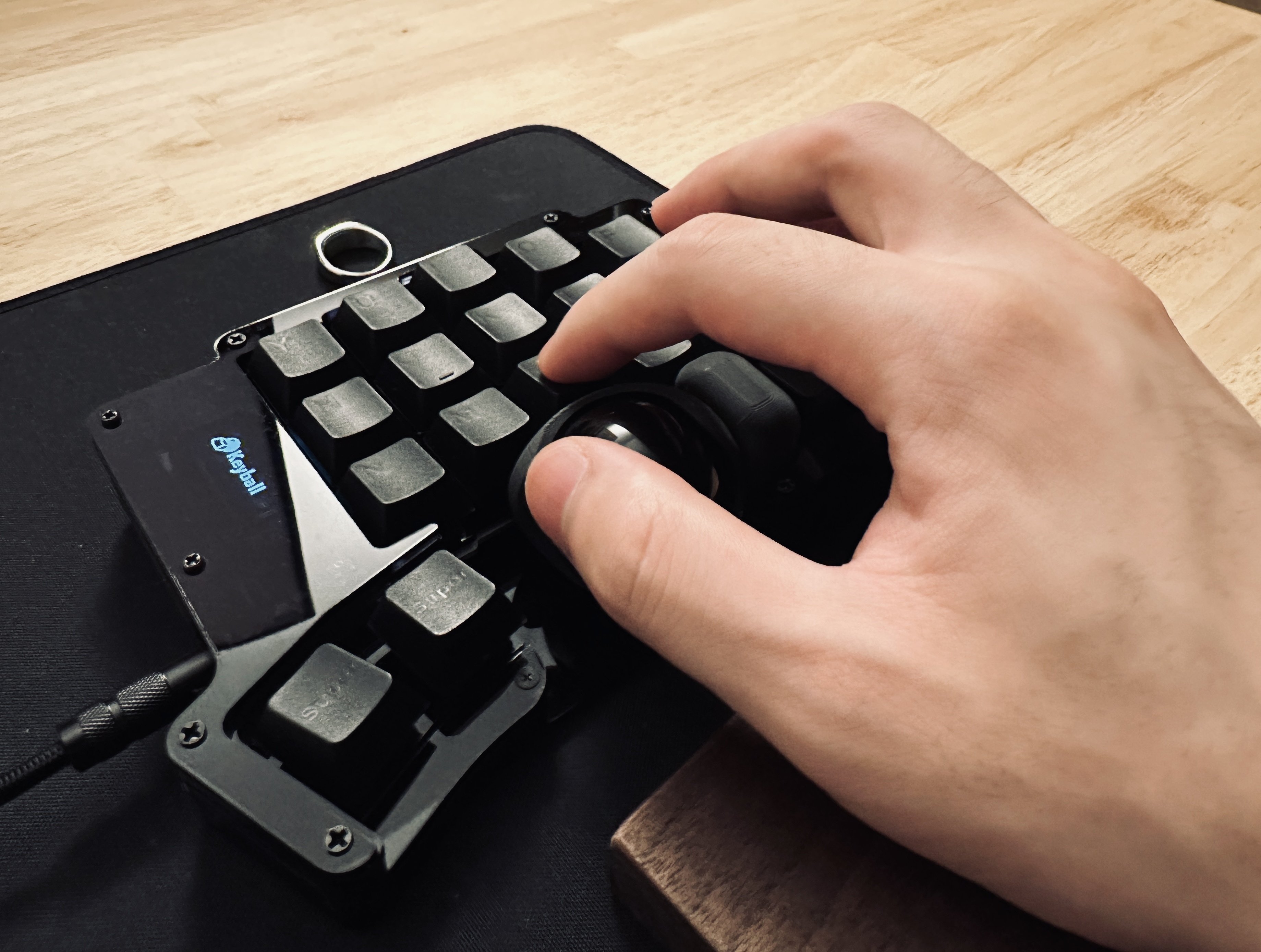 トラックボール付きキーボード「Keyball39」1ヶ月使ってみての トラックボール付きキーボード「Keyball39」1ヶ月使ってみての